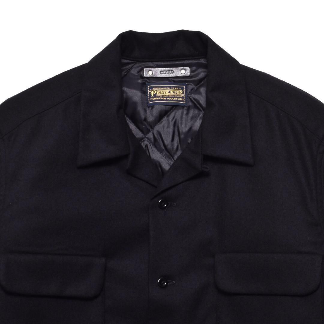 MINEDENIM | マインデニム PENDLETON Wool Quiltliner Open Collar SH