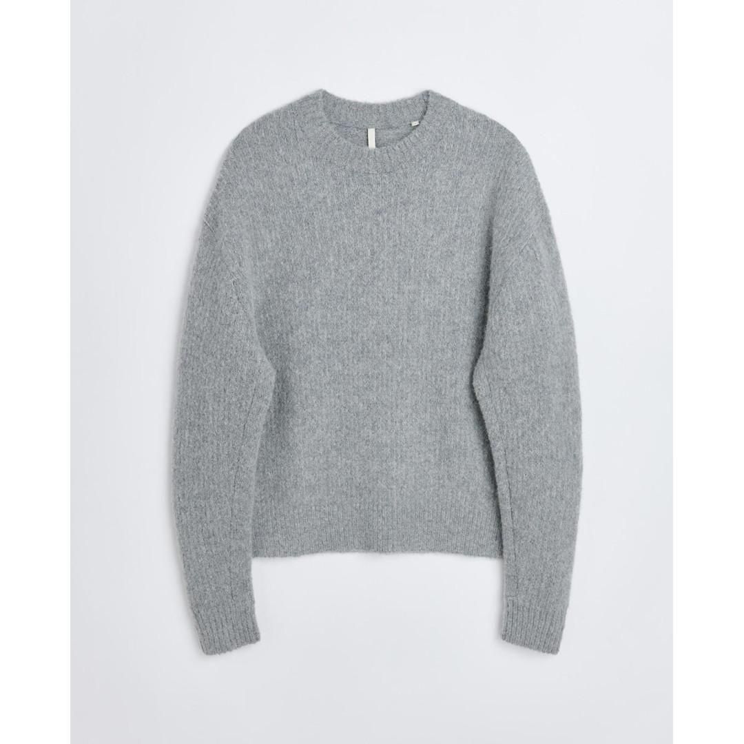 SUNFLOWER | サンフラワー yak sweater - Grey melange (3033)