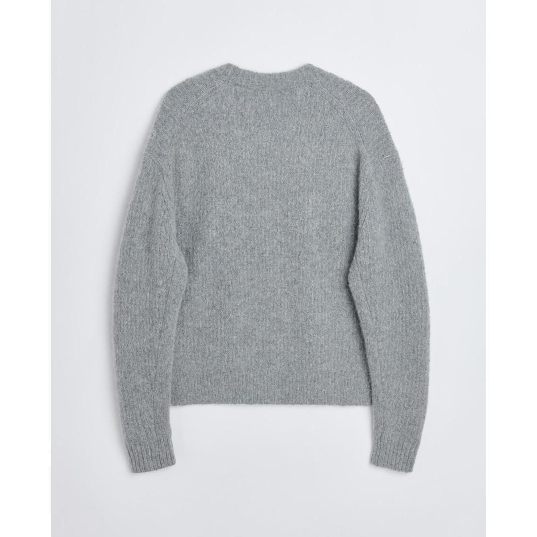 SUNFLOWER | サンフラワー yak sweater - Grey melange (3033)