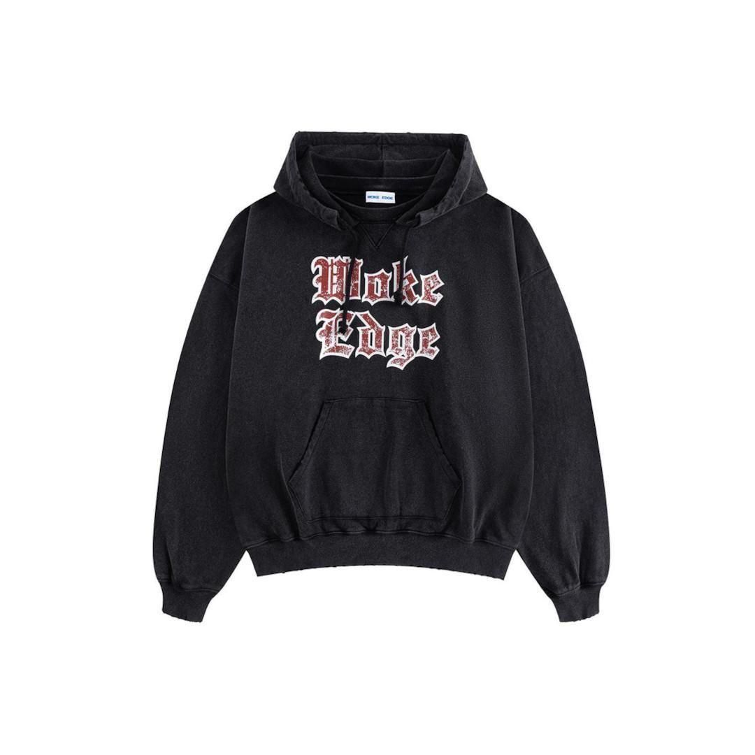 WOKE EDGE|å After Hoodie BLACK 