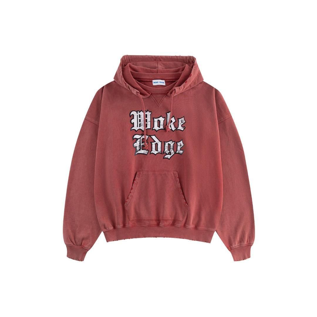 WOKE EDGE|å After Hoodie RED