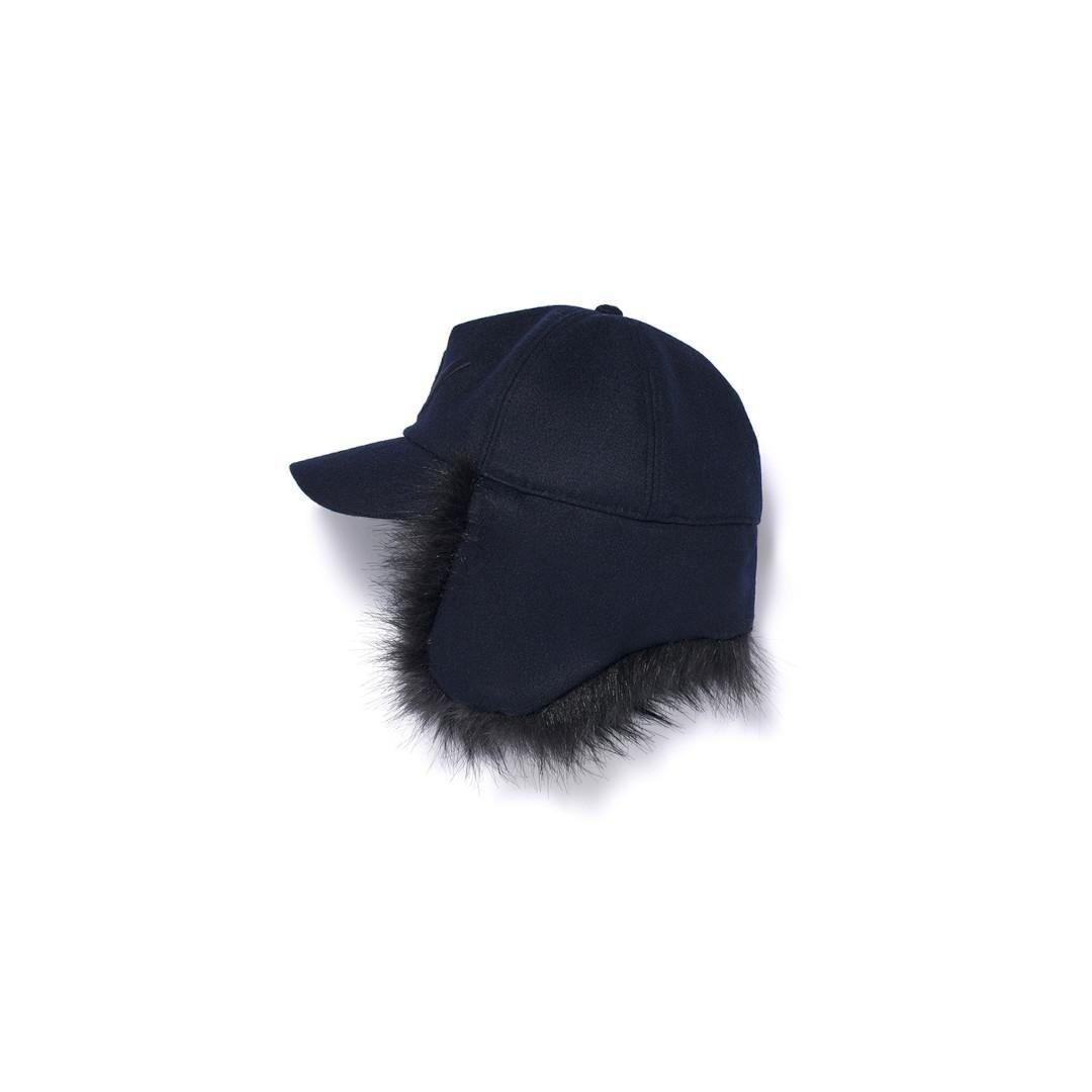 OPEN YY | オープンワイワイ FAUX FUR EARFLAP CAP, BLUE (YY254AC003G)