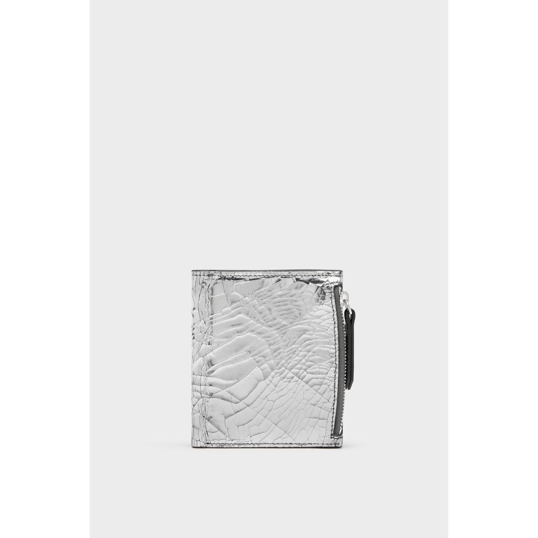 Maison Margiela | メゾン マルジェラ Tri-Fold Mirror Wallet SILVER