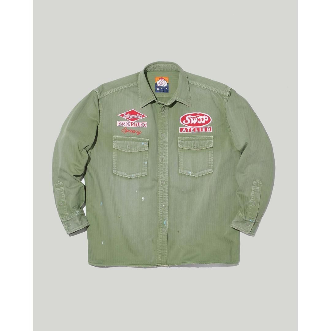 SWJP | ֥塼ԡ SWJP ATELIER SHIRT LIGHT GREEN (SW-25FW-009) 