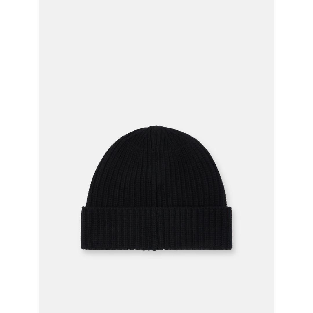 STONE ISLAND | ストーンアイランド Beanie with Compass BLACK