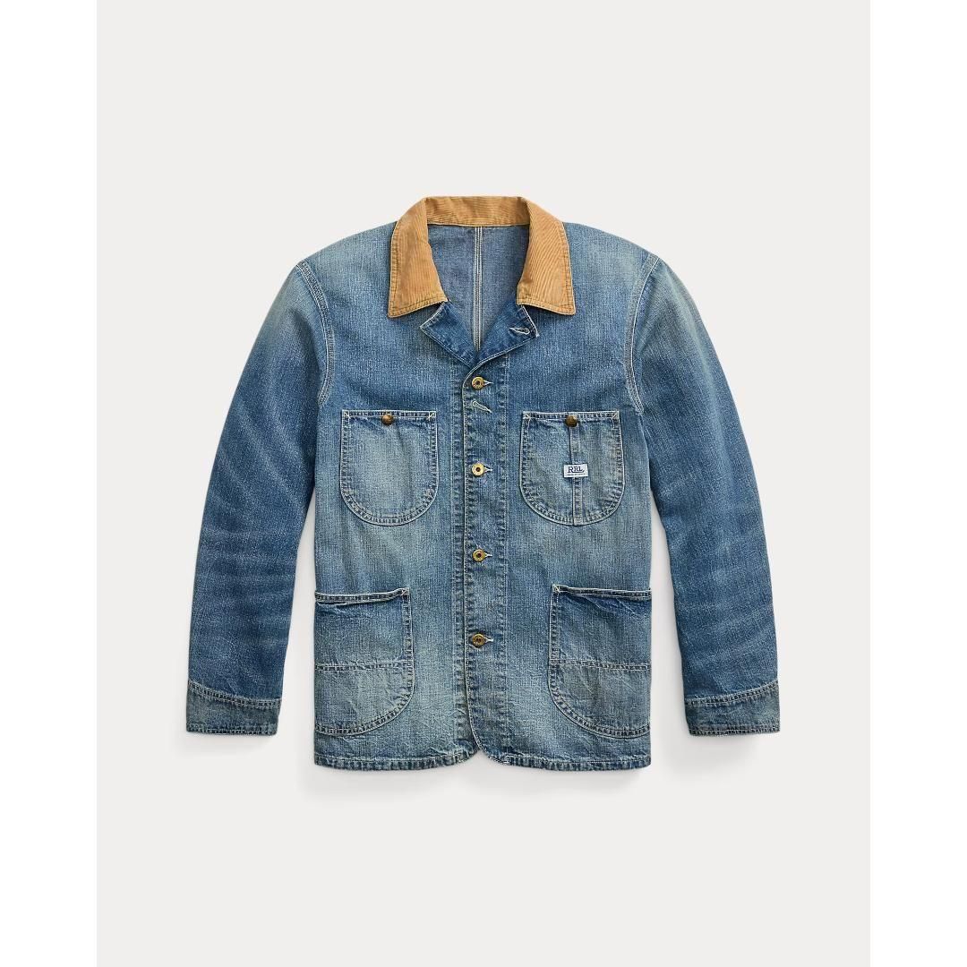 RRL | ダブルアールエル Corduroy-Collar Indigo Denim Jacket