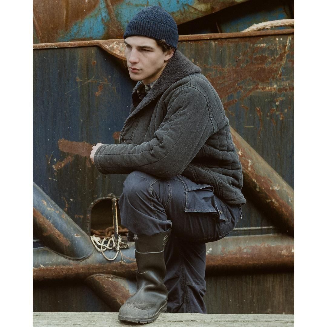 RRL | ダブルアールエル Fleece Collar Quilted Jersey Jacket FADED