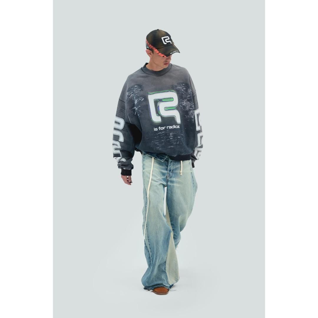 RRR123|륢륢123 Origins CVA Crewneck MECHANIC BLACK (ORGN-CN08)
