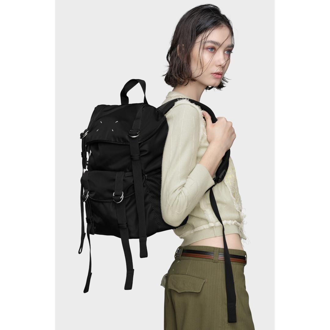 Maison Margiela メゾン マルジェラ High tech medium backpack BLACK