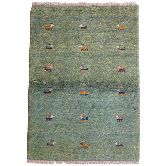 放牧中ギャッベ87×61cm【送料無料】 - inie japan | ギャッベやキリム