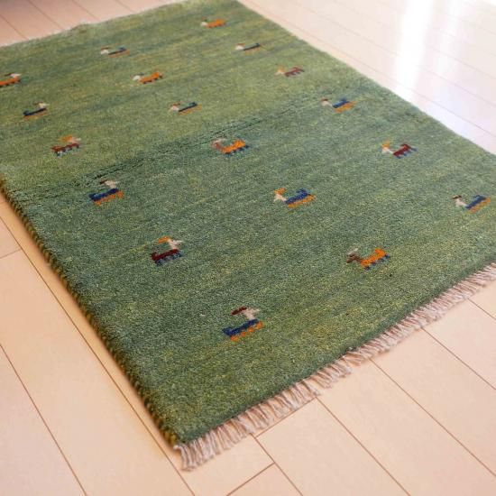 放牧中ギャッベ87×61cm【送料無料】 - inie japan | ギャッベやキリム