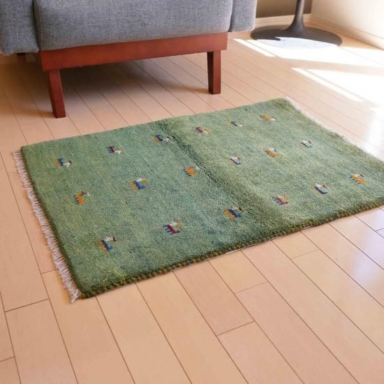 放牧中ギャッベ87×61cm【送料無料】 - inie japan | ギャッベやキリム