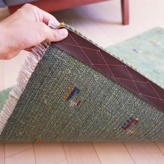 ミニギャベ●37×36㎝●手織●本物●新品未使用 遊牧民が紡ぐギャッベ ミニギャベ○32×37㎝○手織○本物○新品未使用 遊牧民が紡ぐギャッベ