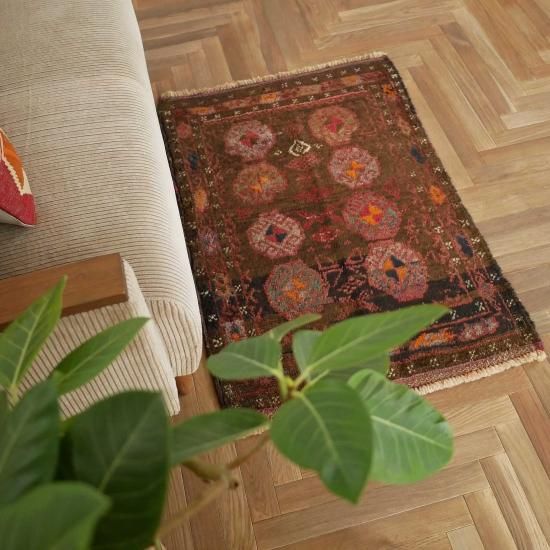 【モンゴリアン民藝】モンゴル　トライバルラグ　（カーペット　絨毯　タペストリー） モンゴリアン民藝】モンゴル トライバルラグ （カーペット 絨毯