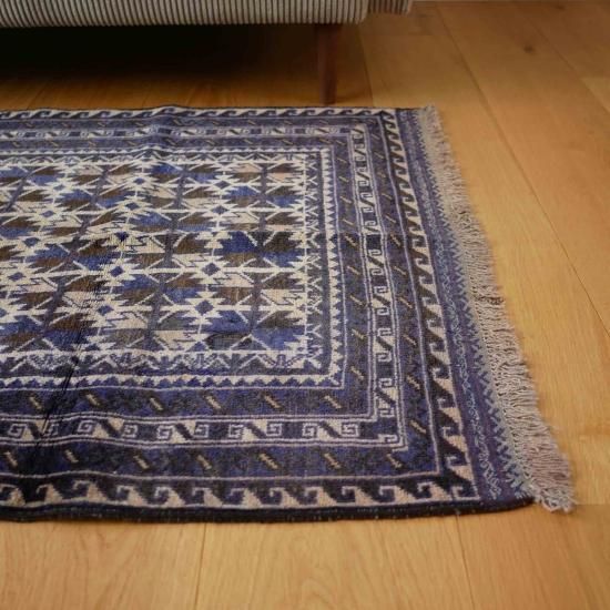 青と紫のはざまバルーチ142×88cm【送料無料】 - inie japan 青と紫のはざまバルーチ142×88cm【送料無料】 - inie japan
