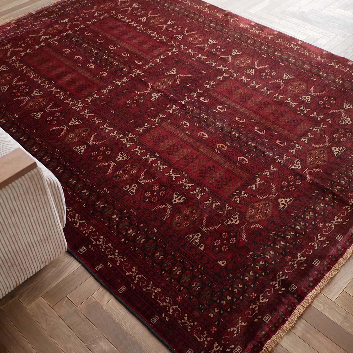 絶妙な深い赤トルクメン234×175cm【送料無料】 - inie japan