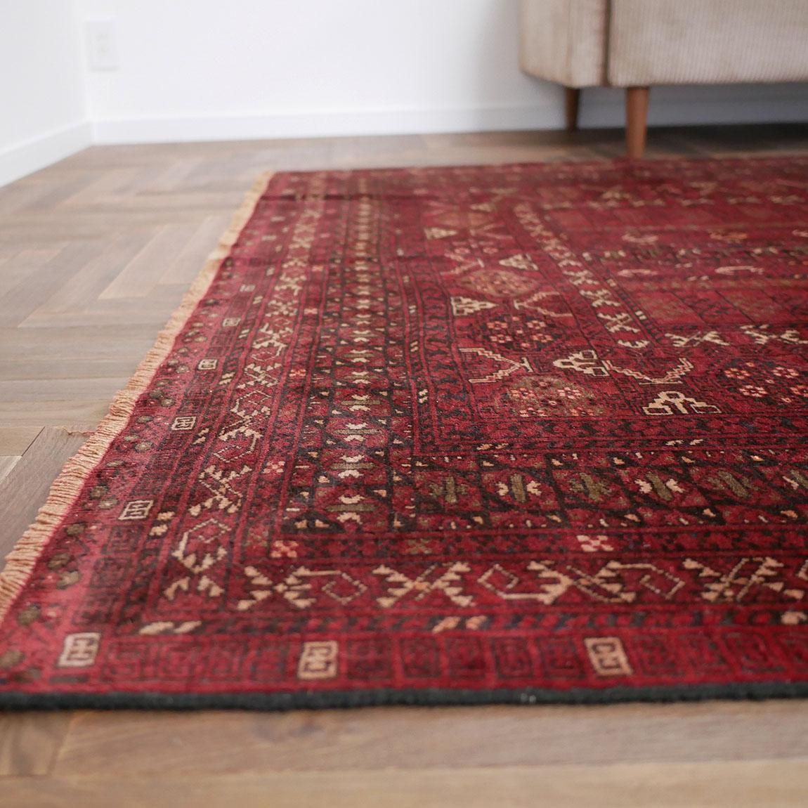 絶妙な深い赤トルクメン234×175cm【送料無料】 - inie japan