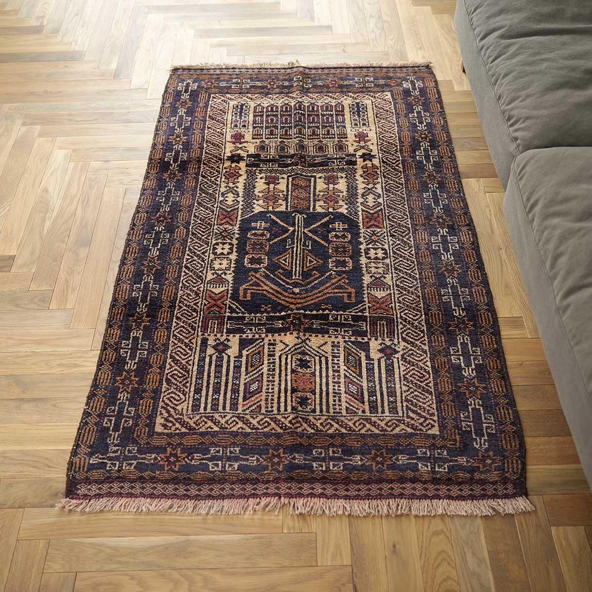 足元を涼しげにバルーチ140×83cm【送料無料】 - inie japan 足元を涼しげにバルーチ140×83cm【送料無料】 - inie japan
