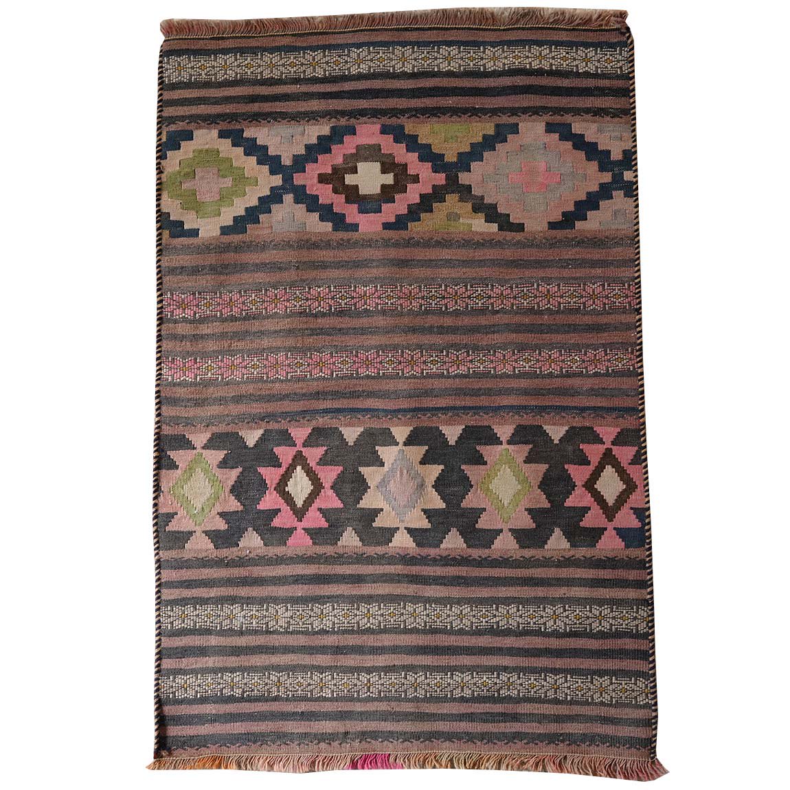 ヴィンテージキリム90×60cm【送料無料】 - inie japan | ギャッベやキリムなどの手織絨毯のお店