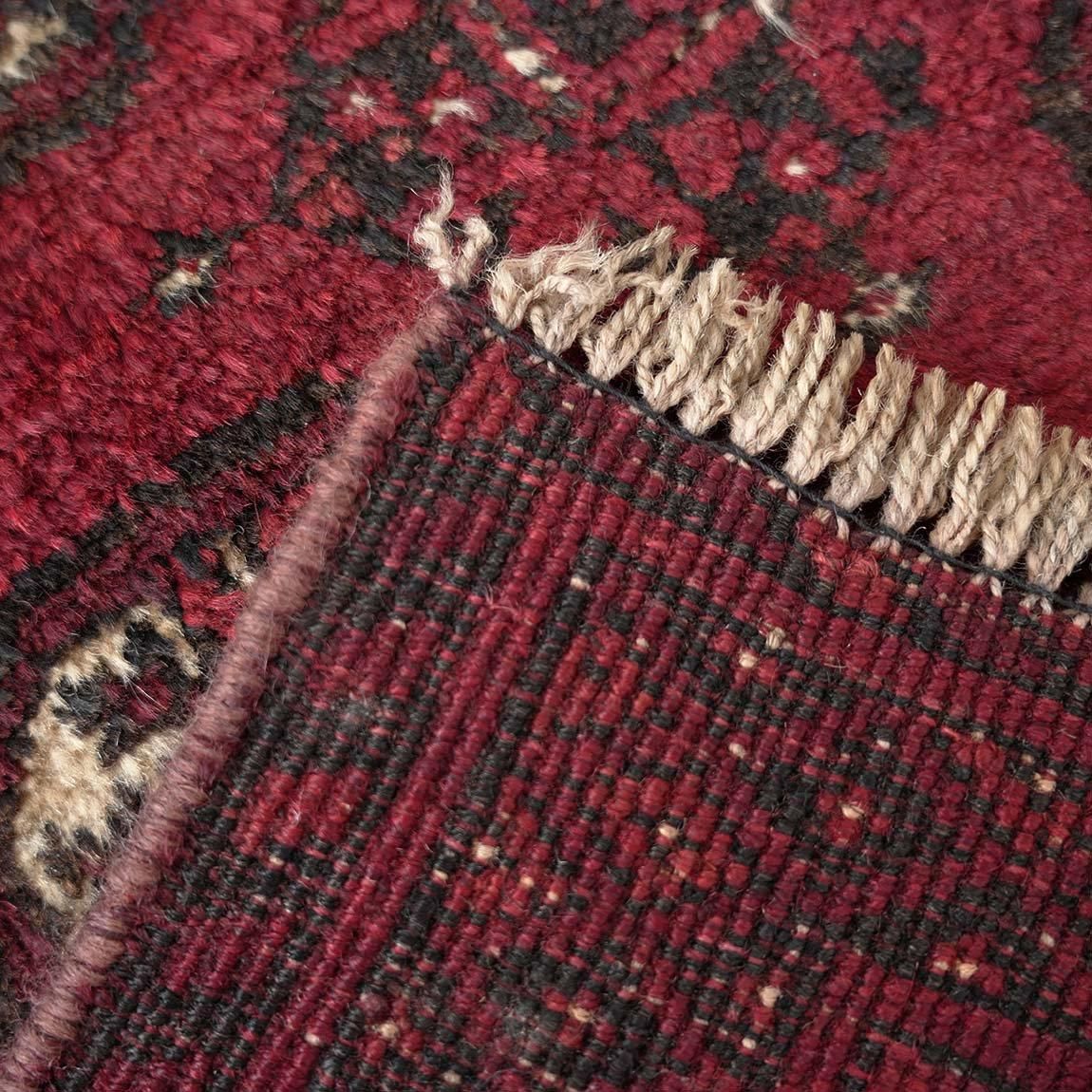 【値下げ】キリム 手織りトルクメン産 ヴィンテージラグ100cmx195cm オールドキリム トルコ 手織り ヴィンテージ ラグ 107x62cm