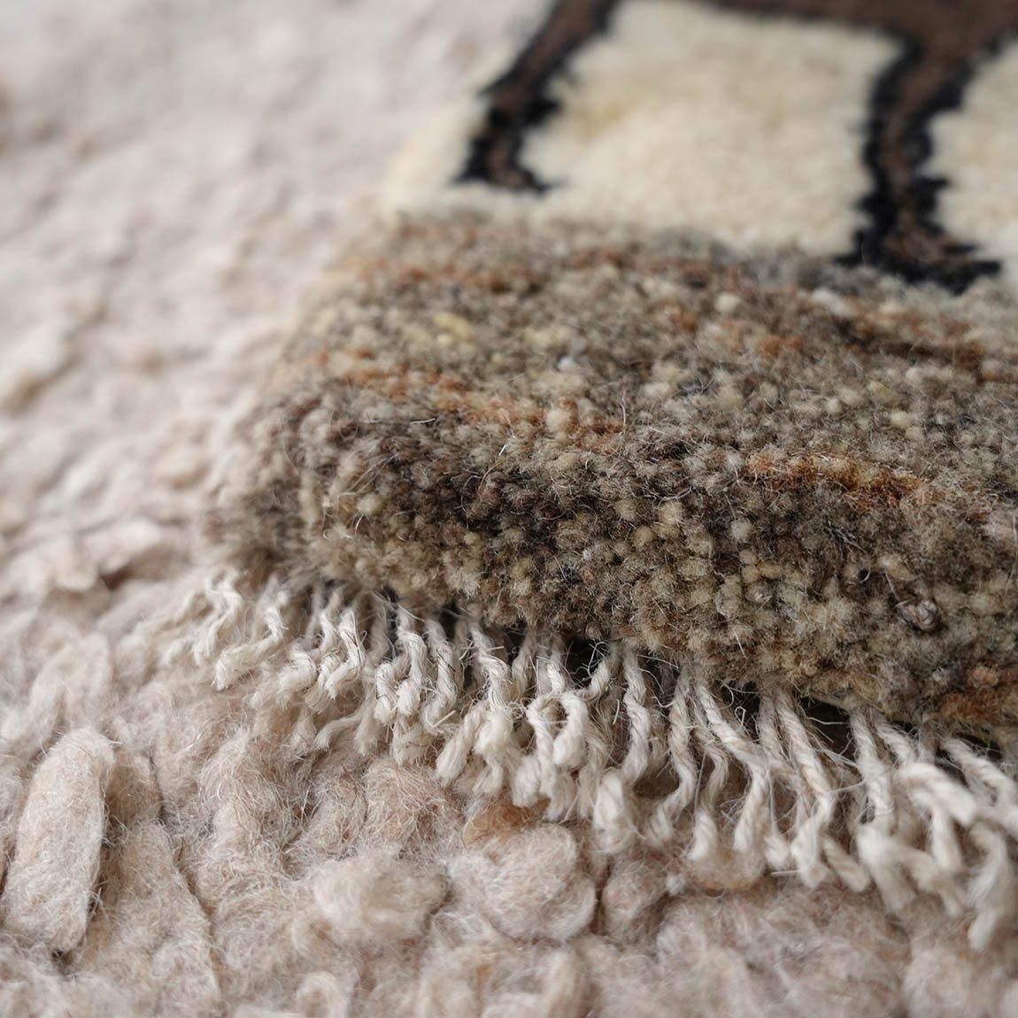 【クリーニング済み】ヴィンテージ◆ナチュラルカシュガイギャッベ istanbulbazaar