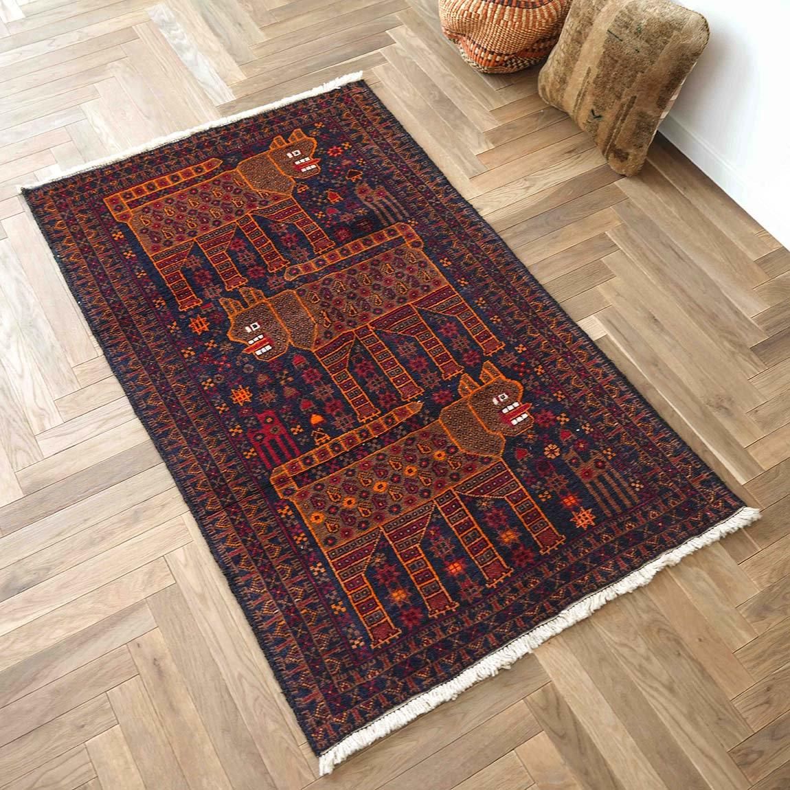 個性に全振りNo.2バルーチ140×86cm【送料無料】 - inie japan 個性に全振りNo.2バルーチ140×86cm【送料無料】 - inie japan