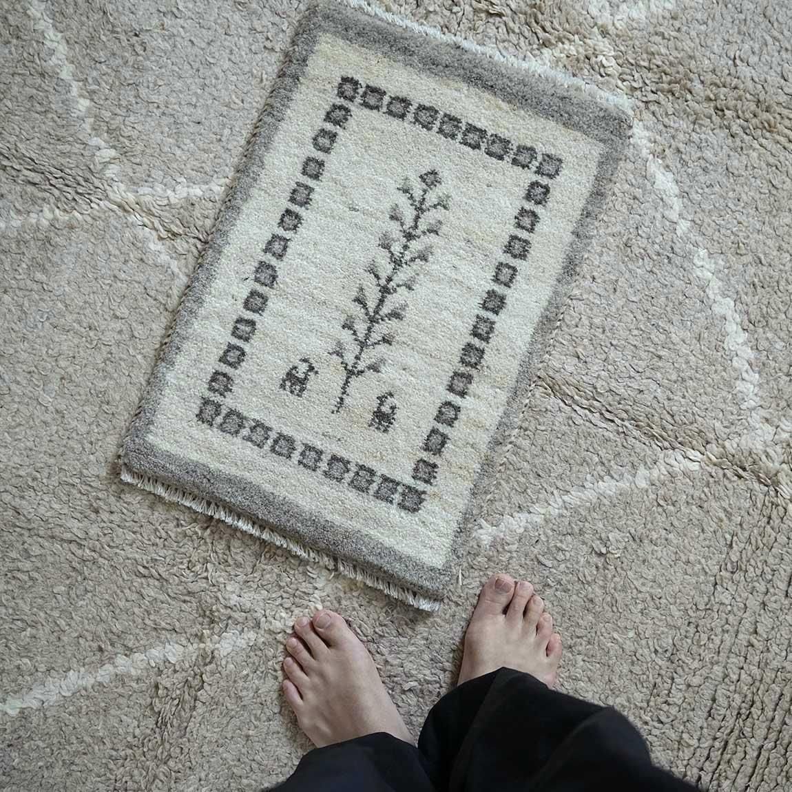 染めない選択ギャッベ57×40cm【送料無料】 - inie japan | ギャッベや