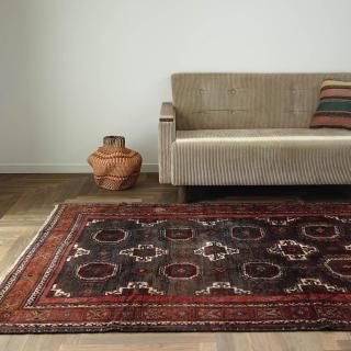 ペルシャ スマック バルーチ ハンドメイド キリム/ラグ 131 x 187 ペルシャ スマック バルーチ ハンドメイド キリム/ラグ 131 x