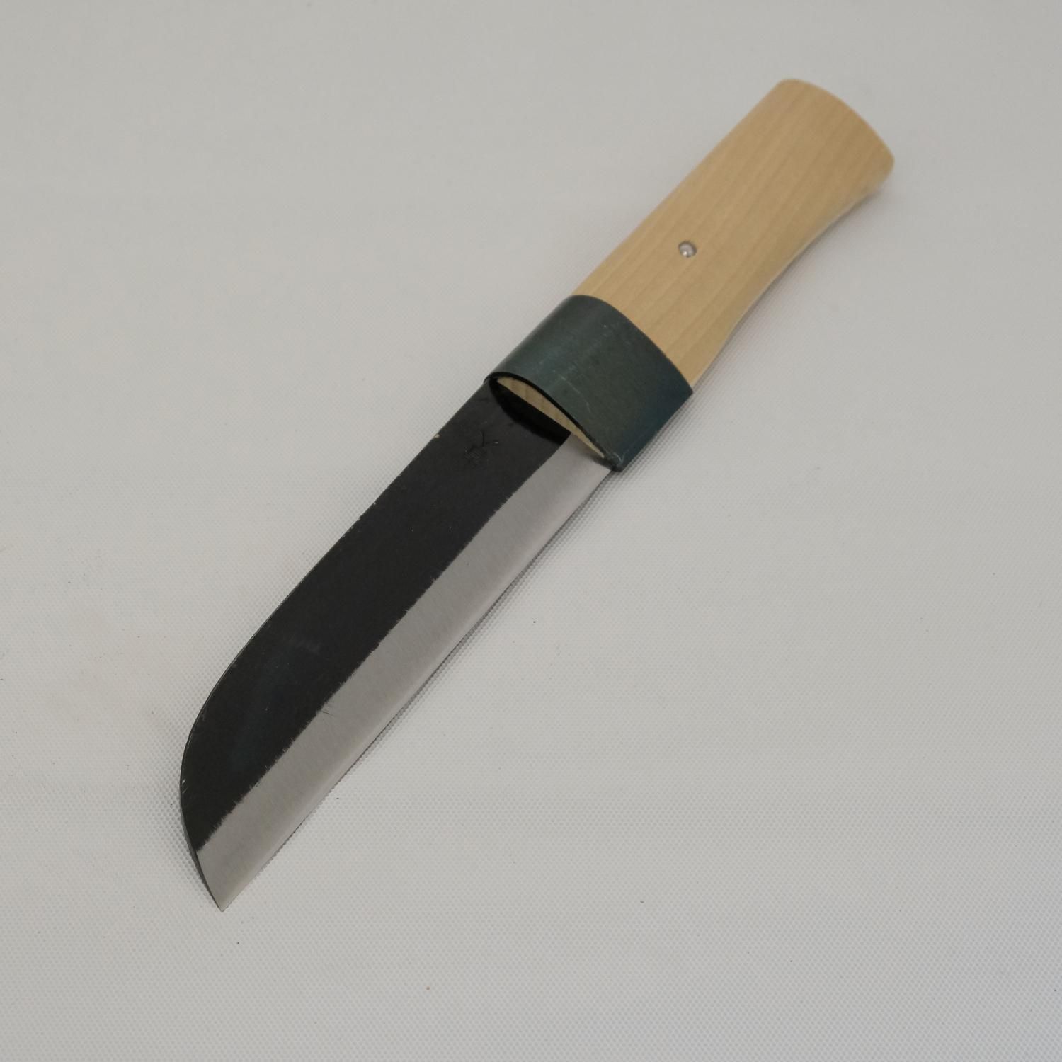 N-09 手打細工用竹割鉈（竹割包丁）165mm - 花吹雪 発売元 有限会社