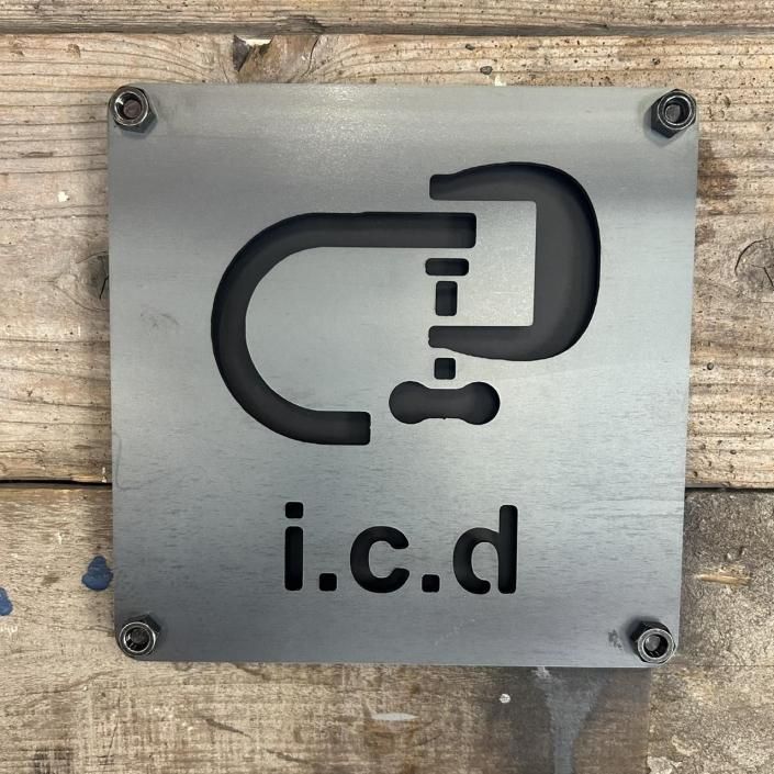 オーダー アイアンプレート看板 | 鉄製サイン - アイアン家具