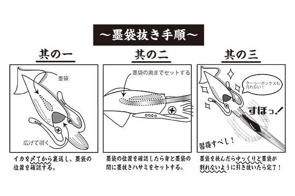 HAYASHI イカの墨袋抜きフォーセップ 220mm - フィッシング