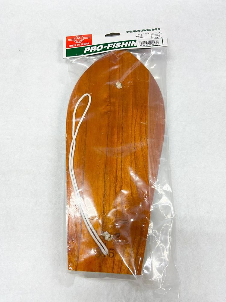トローリング 桐潜水板 ヨコ板 ネソ糸付 26cm - フィッシング