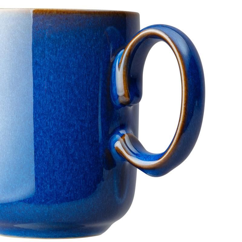 Denby 青色陶器 ピッチャーとマグカップセット　5客セット a35f6bacf070d0fe6a90aecab575f3