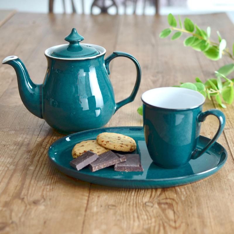 Denby デンビー ティーポット リージェンシーグリーン 英国製 イギリスから届いたデンビー社（DENBY）グリニッジ(Greenwich)の