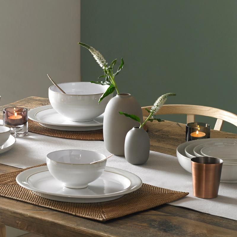 Amazon.co.jp: Denby Elements ディナープレート4点セット
