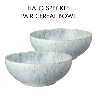 長方形陶器皿Denby デンビーHalo ヘイロースペックル長方形 - 食器