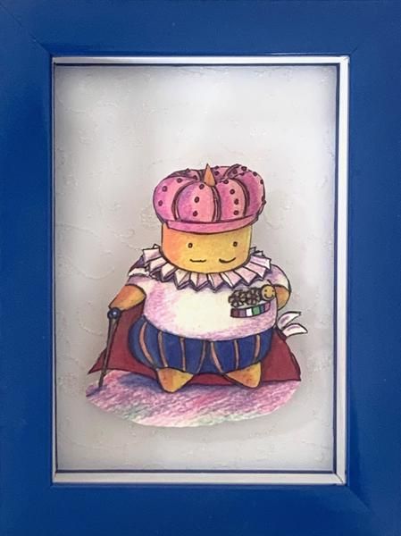 今村幸治郎 額入り絵画 （北へ、南へ、シトロエン2CVと30年｜第