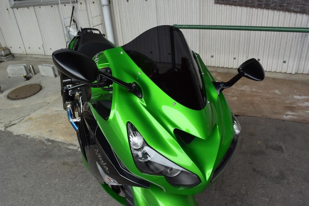 Kawasaki ZX-14Rスモークスクリーン - アクリポイント Kawasaki ZX-14Rスモークスクリーン - アクリポイント
