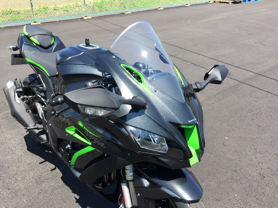 Kawasaki 16-19 ZX-10R クリアスクリーン - アクリポイント Kawasaki 16-19 ZX-10R クリアスクリーン - アクリポイント
