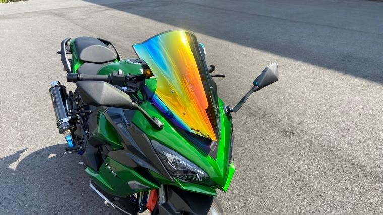 Ninja1000/SX スクリーンリフトアップキット（カーボン）＋