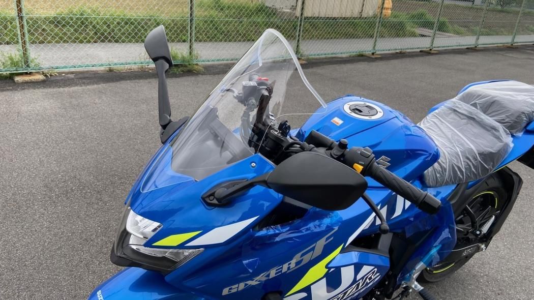 ジクサーSF GixxerSF ロングスクリーン シールド バイザー