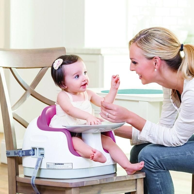 テーブル付きバンボチェア グレー 美品✳︎ 双子 バンボ Bumbo クール