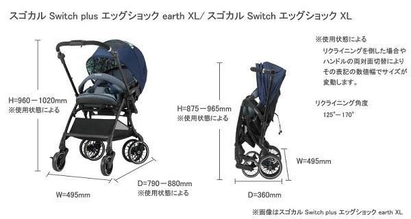 Combi ベビーカー スゴカルSwitch plus オーシャンブルー 楽天市場】【スーパーSALE限定特別価格】【レンタル】往復送料