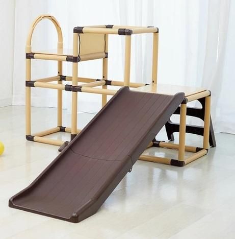 かんたんおりたたみ2段ロングスロープ(モカブラウン) - ベビー かんたんおりたたみ2段ロングスロープ(モカブラウン) - ベビー