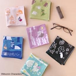 【MOOMIN】三重ガーゼハンカチ