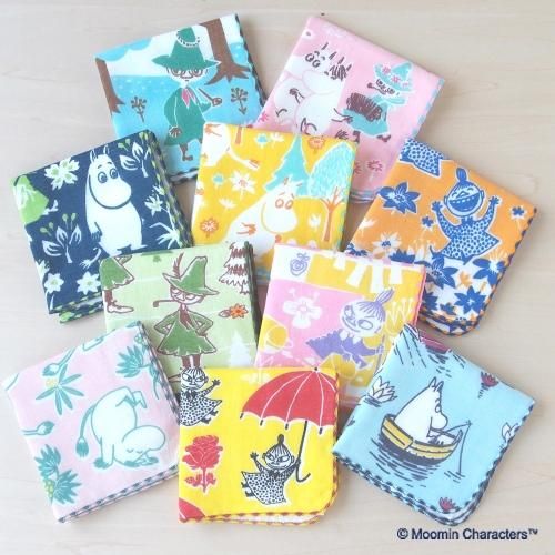 【MOOMIN】ガーゼパイルハンカチ