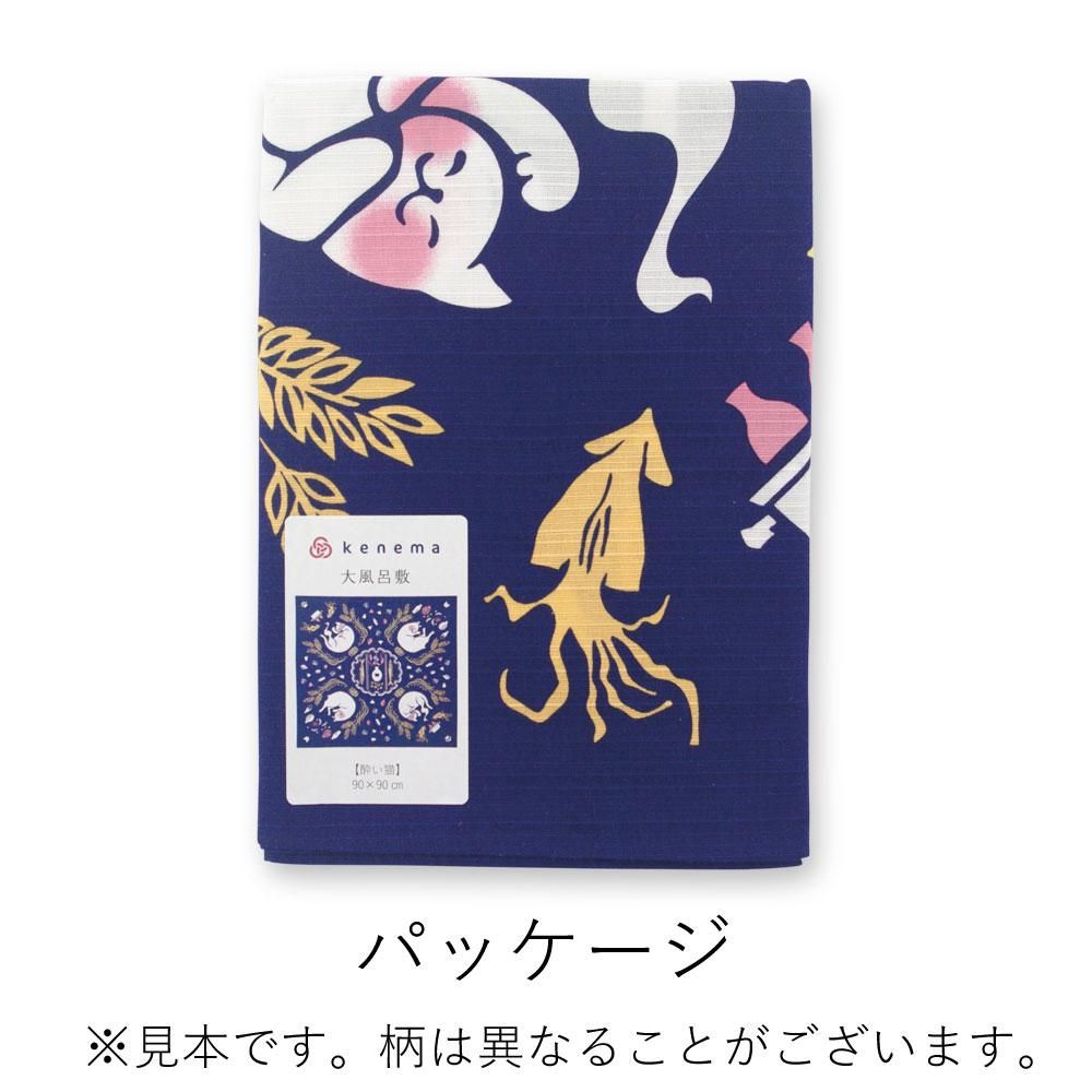 桜文鳥｜kenema大風呂敷｜90cm｜JIKAN STYLE（ジカンスタイル