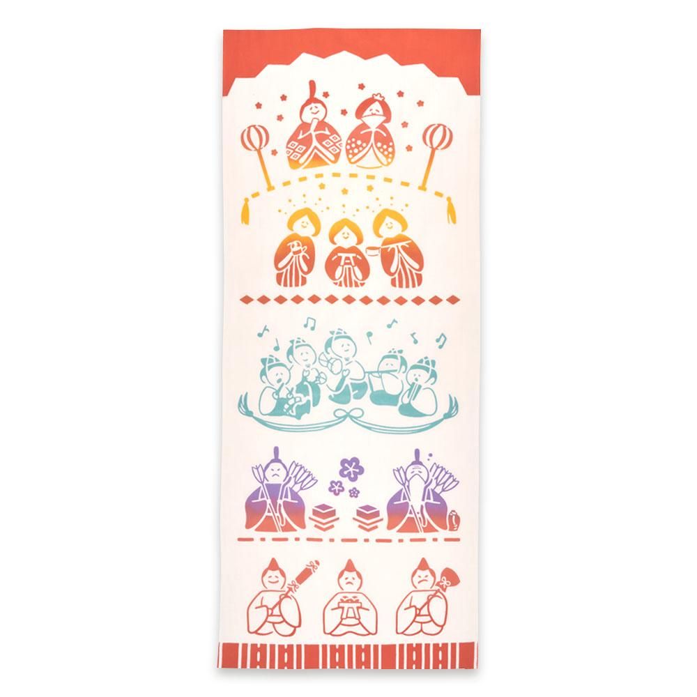 ゆるふわ雛祭り｜手ぬぐい｜【Kenema】ひな祭り｜JIKAN STYLE（ジカン