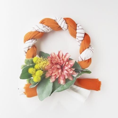 黄｜手ぬぐい雑貨｜しめ縄リース｜JIKAN STYLE（ジカンスタイル