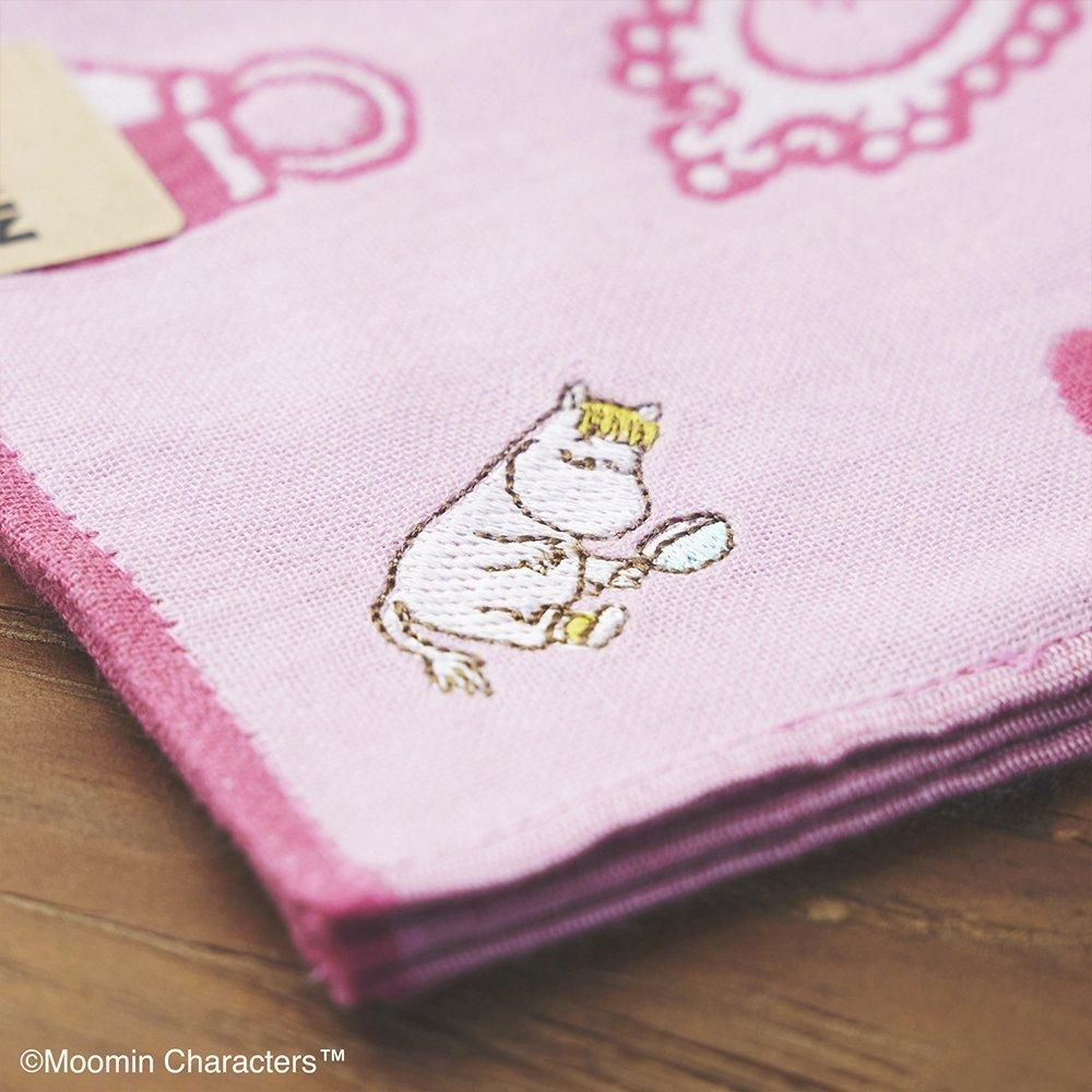 さきのばし様追加分。MOOMIN 刺繍ハンカチ ホワイト